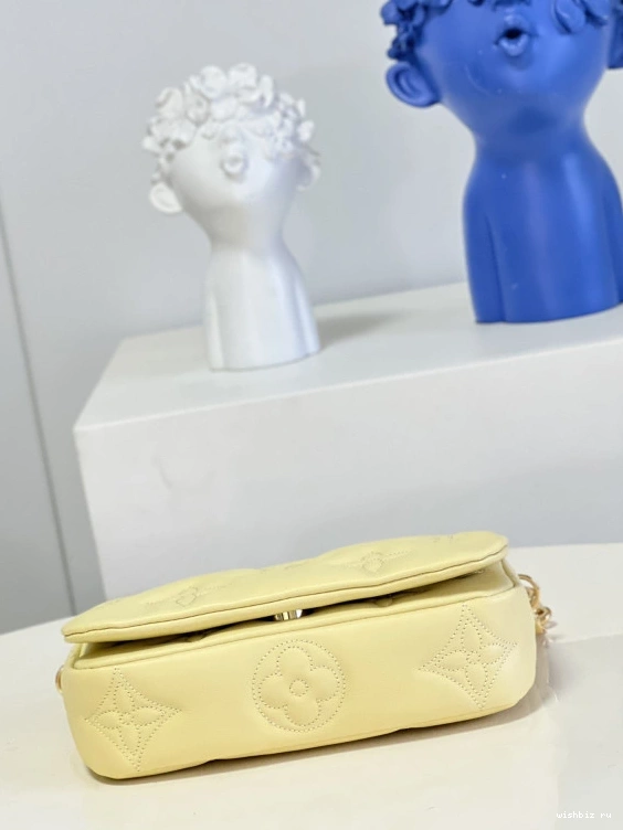 WIS LOUIS WALLET STRAP VUITTON BUBBLEGRAM ON 1210